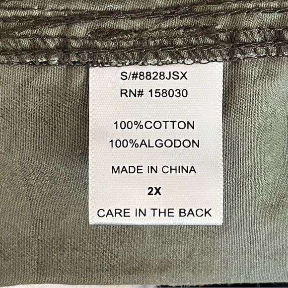 Love Tree Green Camouflage Jacket New Without Tags Size - Picture 7 of 10